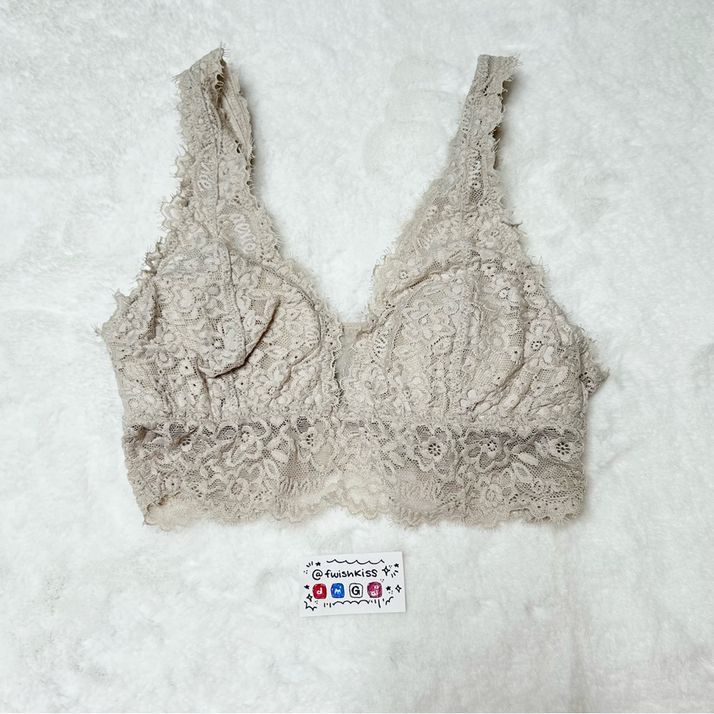 Lace Bralette in Cream